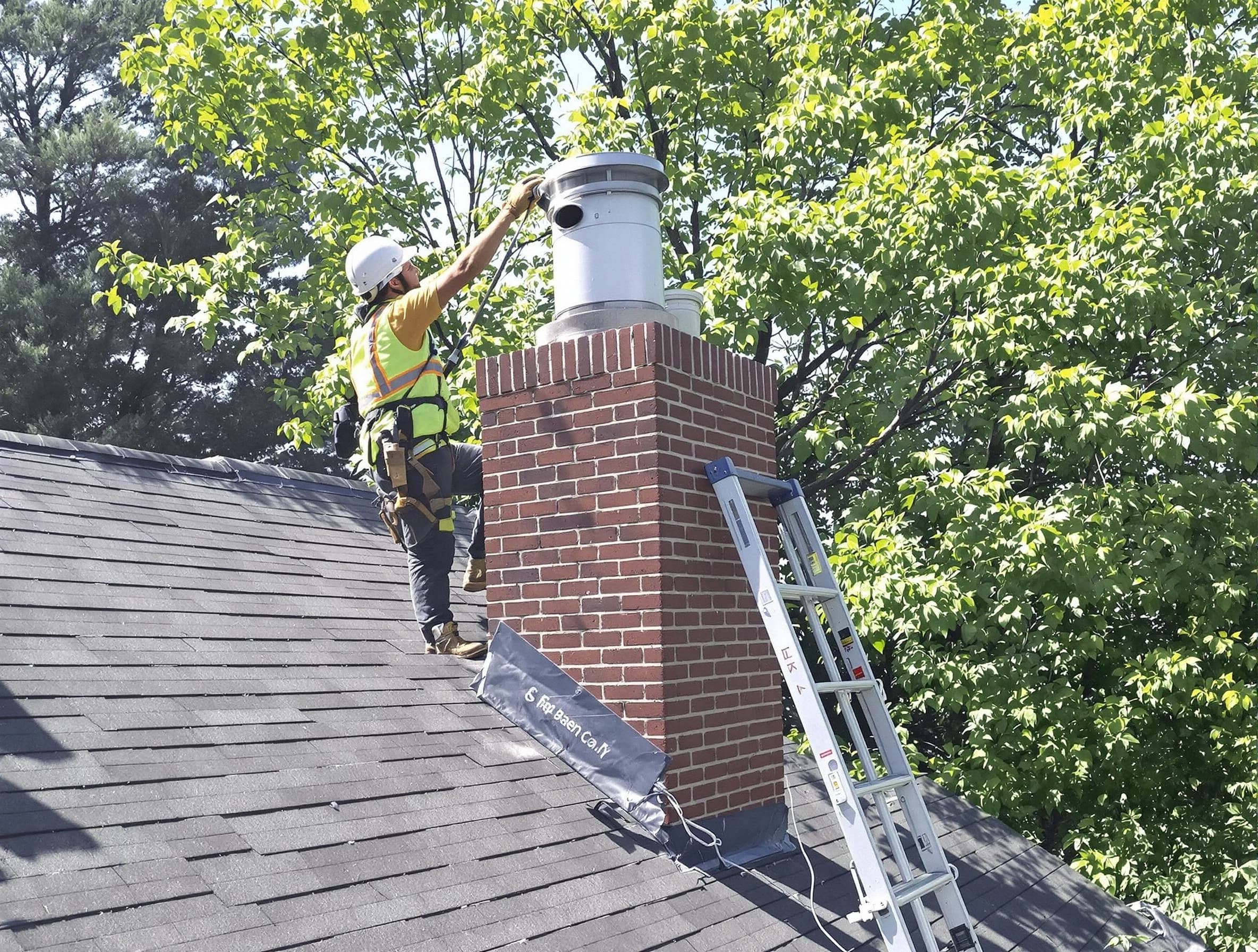 Chimney liner inspection by Sun City Chimney Sweep in Sun City, AZ