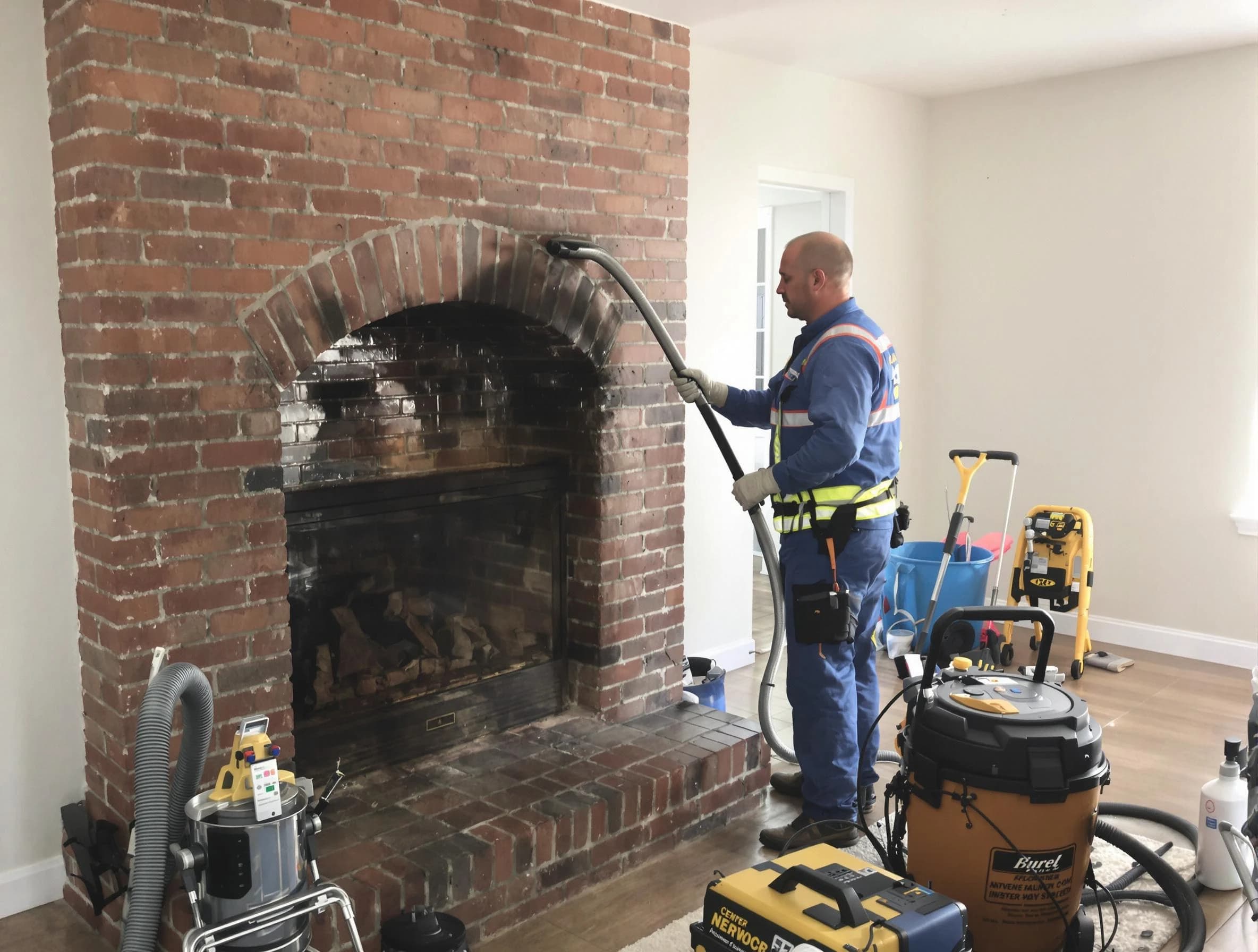 Sun City Chimney Sweep expert performing detailed chimney sweep in Sun City, AZ