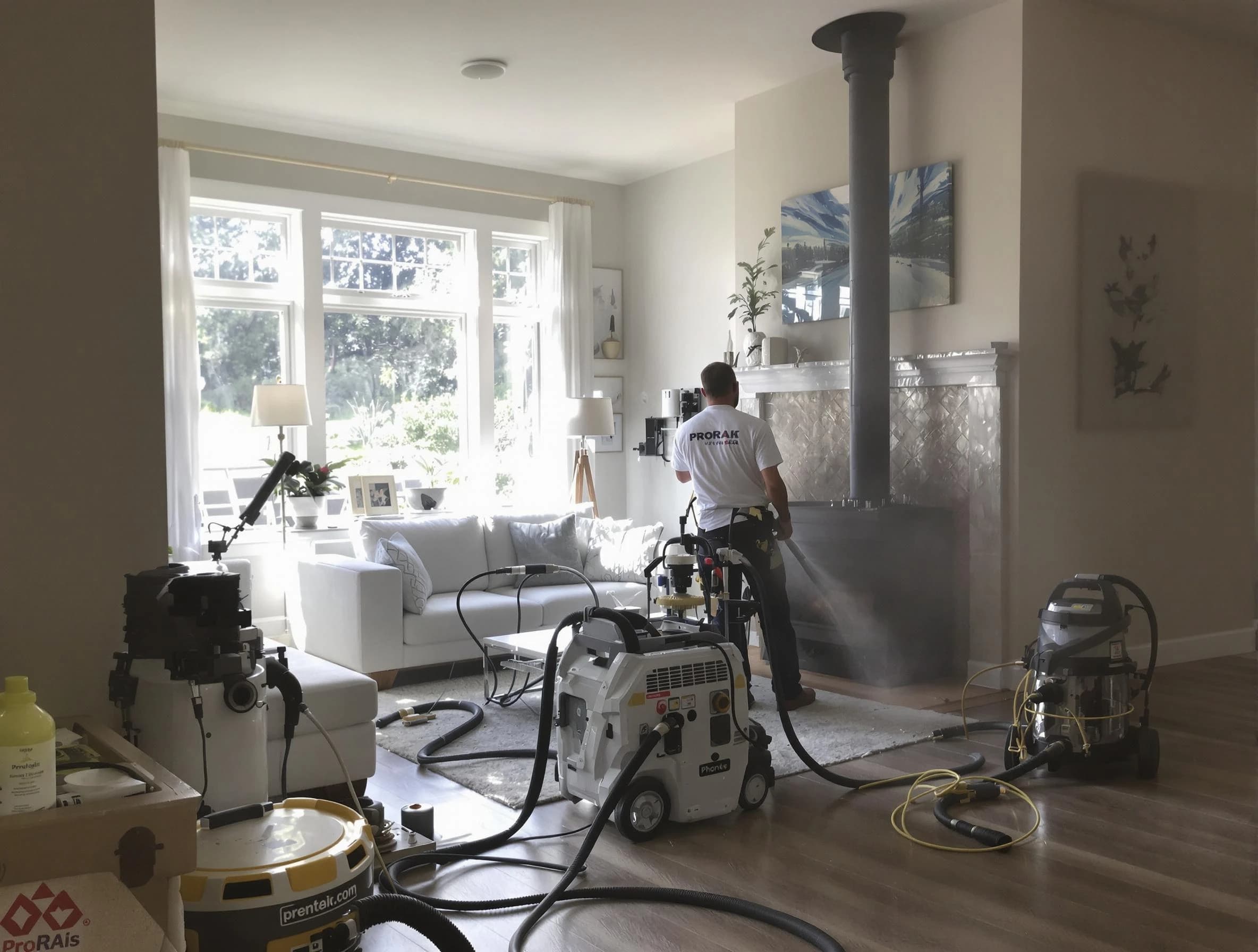 Soot removal service by Sun City Chimney Sweep for a fireplace in Sun City, AZ