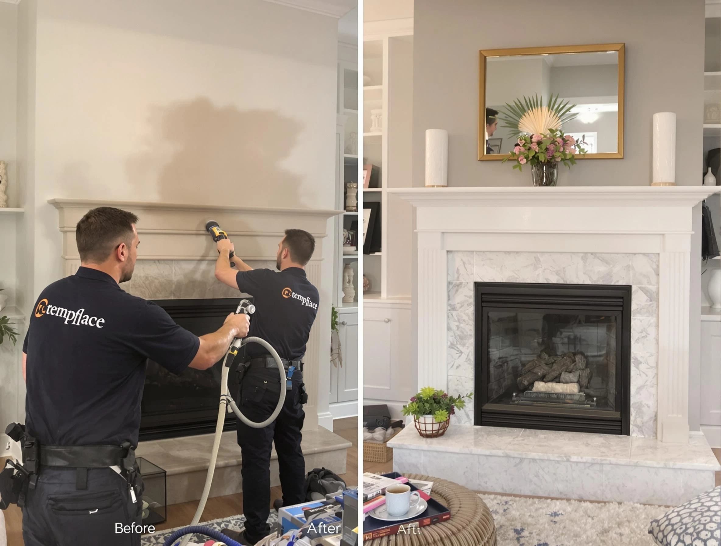 Professional soot removal by Sun City Chimney Sweep team in Sun City, AZ