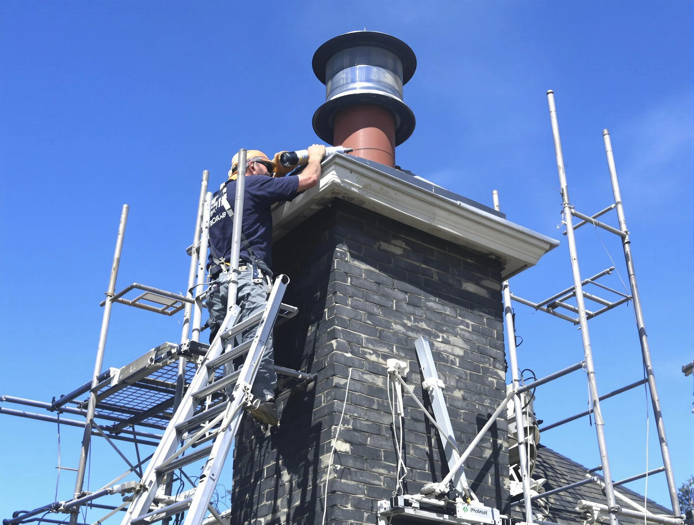 Sturdy chimney crown finished by Sun City Chimney Sweep in Sun City, AZ