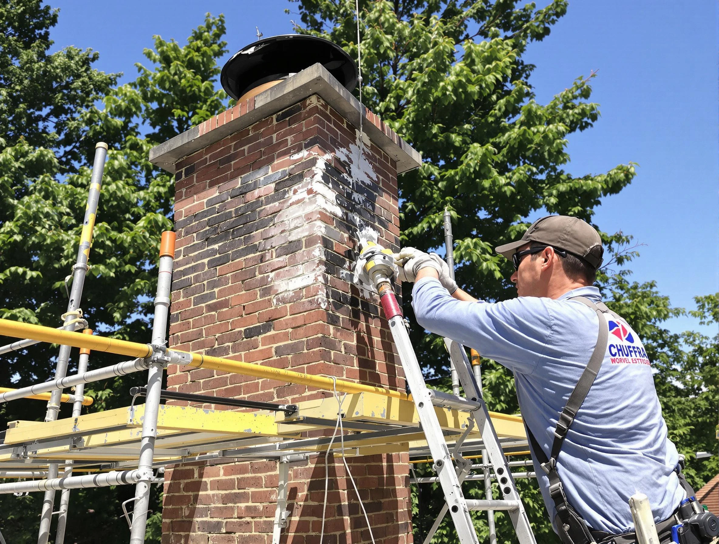 Structural chimney repair by Sun City Chimney Sweep in Sun City, AZ
